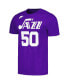 Фото #3 товара Men's and Women's Purple Utah Jazz 50th Anniversary T-shirt