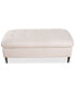 Фото #3 товара CLOSEOUT! Torbin 48" Fabric Rectangular Ottoman, Created for Macy's