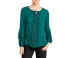 Фото #1 товара Блузка шелковая KOBI HALPERIN 289001 Layne с длинными рукавами, размер Small, Jade