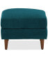 Фото #3 товара Jadison Fabric Ottoman, Created for Macy's