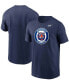 Фото #1 товара Men's Navy Detroit Tigers Cooperstown Collection Logo T-shirt