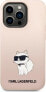 Karl Lagerfeld Karl Lagerfeld KLHCP14LSNCHBCP iPhone 14 Pro 6,1" hardcase różowy/pink Silicone Choupette NoSize