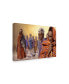 Фото #2 товара Картина холст 'Африка Десять' Trademark Globalрустованный Красный 24" x 16" x 2"