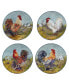 Фото #4 товара Rooster Meadow Dinnerware Set, 16 Piece