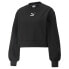 Фото #1 товара Puma Classics Puff Sleeve Crew Neck Sweatshirt Womens Black 53161601