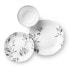 Фото #11 товара Boutique Misty Leaves 12 Pc. Dinnerware Set, Service for 4