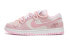 【定制球鞋】 Nike Dunk Low Pink Foam 礼物 字母 解构 高街 低帮 板鞋 女款 粉色 / Кроссовки Nike Dunk Low DV3054-600