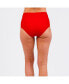 Women's Plus Size Color Block High-Waisted Bikini Bottom