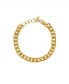 ფოტო #1 პროდუქტის Women's Chunky Cuban Link 18K Gold Plated Brass 13mm Bracelet, 7.5"