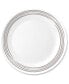 Brushed Silver Tone Dinner Plate