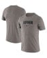 Men's Heather Gray Iowa Hawkeyes Team Issue Velocity Performance T-shirt