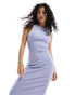 Фото #2 товара ASOS DESIGN racer front washed maxi dress with seam detail in light blue