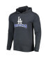 Men's Heather Royal and Heather Charcoal Los Angeles Dodgers Meter Hoodie and Joggers Set