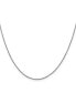 Diamond2Deal 18K White Gold 20" Diamond-cut Spiga Chain Necklace