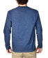 Фото #2 товара Men's Stretch Jersey 3-button Henley