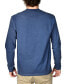 ფოტო #2 პროდუქტის Men's Stretch Jersey 3-button Henley