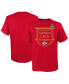 ფოტო #1 პროდუქტის Big Boys Red Kansas City Chiefs Super Bowl LVIII Champions Hometown On Top T-shirt