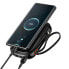 Фото #2 товара Внешний аккумулятор Baseus 20000mAh 20W QC-PD-SCP-FCP с кабелем Lightning для iPhone, цвет - черный