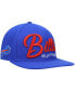 Фото #1 товара Men's Royal Buffalo Bills Script Wordmark Snapback Hat