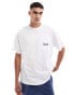 Parlez dale oversized logo t-shirt in white