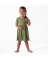 ფოტო #2 პროდუქტის Toddler Girls Rainbow Sky Short Sleeve Twirl Dress