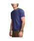 ფოტო #3 პროდუქტის Men's Linen Short Sleeve Pocket Crew Neck Tee Shirt