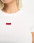 HUGO Deluisa_1 Crop t-shirt in white