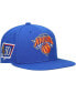 Фото #1 товара Men's Blue New York Knicks 50Th Anniversary Snapback Hat