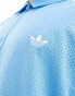 adidas Originals shirt in blue and off white