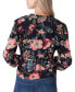 Фото #2 товара Women's Floral-Print Tanya Wrap Top