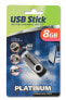 BestMedia HighSpeed USB Stick Twister 8 GB - 8 GB - USB Type-A - 2.0 - 11 MB/s - 15 g - Silver