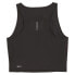 Puma Run Ultraform Crop Crew Neck Tank Top Womens Black Casual Athletic 5257470