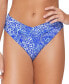 Фото #1 товара Juniors' Selina Paisley High-Waisted Bikini Bottoms