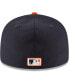 Фото #2 товара Men's Navy Detroit Tigers Cooperstown Collection Wool 59FIFTY Fitted Hat