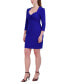 ფოტო #3 პროდუქტის Women's Knot-Bodice Scuba-Crepe Short Dress