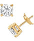 ფოტო #2 პროდუქტის Certified Lab Grown Diamond Cushion Stud Earrings (4 ct. t.w.) in 14k Gold