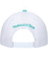 Фото #2 товара Men's White, Turquoise Vancouver Grizzlies Hardwood Classics Core 2-Tone 2.0 Pro Snapback Hat