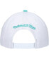 ფოტო #2 პროდუქტის Men's White, Turquoise Vancouver Grizzlies Hardwood Classics Core 2-Tone 2.0 Pro Snapback Hat