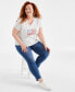 Фото #2 товара Plus Size Graphic T-Shirt, Created for Macy's