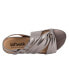 Фото #8 товара Softwalk Tieli S2109-043 Womens Gray Wide Leather Strap Sandals Shoes 6.5