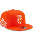 Фото #1 товара Men's Orange San Francisco Giants City Connect 9FIFTY Snapback Adjustable Hat