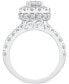 Фото #5 товара Кольцо Macy's Diamond Halo Bridal Set