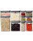 Фото #3 товара Steel Pop 12-Pc. Food Storage Container Set with Scoop & Labels