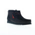 Фото #2 товара Clarks Wallabee 2 FTRE 26173078 Mens Black Suede Chukkas Boots