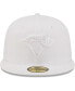 Фото #2 товара Men's Toronto Blue Jays White on White 59FIFTY Fitted Hat