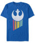 ფოტო #1 პროდუქტის Star Wars Men's Classic Rainbow Rebel Logo Short Sleeve T-Shirt