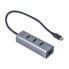 Фото #10 товара USB-концентратор USB-C I-Tec i-tec Metal 4 порта - USB 3.2 Gen 1 (3.1 Gen 1) Type-C - USB 3.2 Gen 1 (3.1 Gen 1) Type-A - 5000 Mбит/с - серый - Android - Chrome - 96 мм