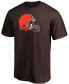 Фото #2 товара Men's Brown Cleveland Browns Primary Logo Team T-shirt