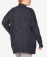 Фото #4 товара Cuddle Duds Plus Size Soft Knit Open-Front Wrap
