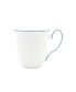 Фото #2 товара Amelie Royal Blue Rim Mugs - Set of 2